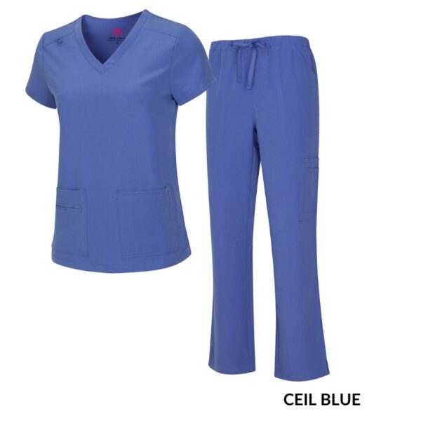 Product Image for  NATURAL UNIFORMS – STRETCH V-NECK CARGO SCRUB SETS