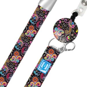 Product Image for  LUXE Lanyard Dark Paisley