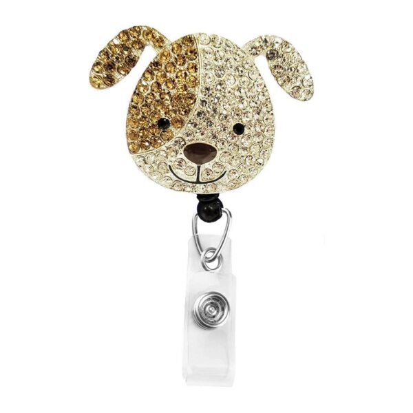 Product Image for  Dog Sparkle and Shine Rhinestone Badge Reel