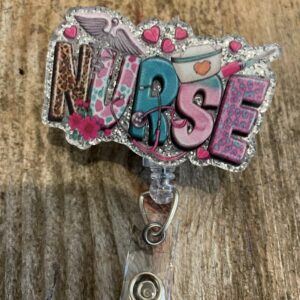 Product Image for  Badge Reel  Nurse collage