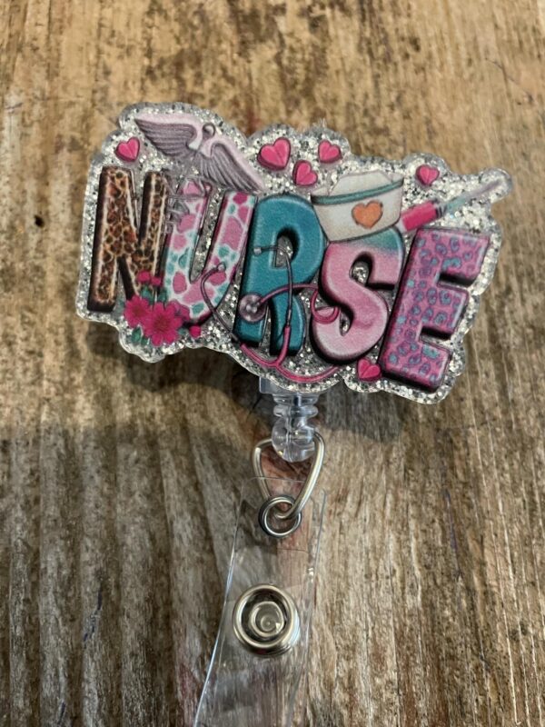 Product Image for  Badge Reel  Nurse collage