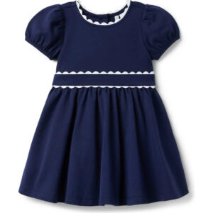 Product Image for  Scalloped Trim Ponte Dress