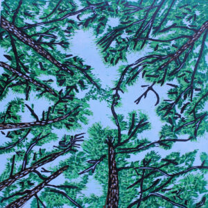 Product Image for  “Pines” Woodcut by Ben Bohnsack