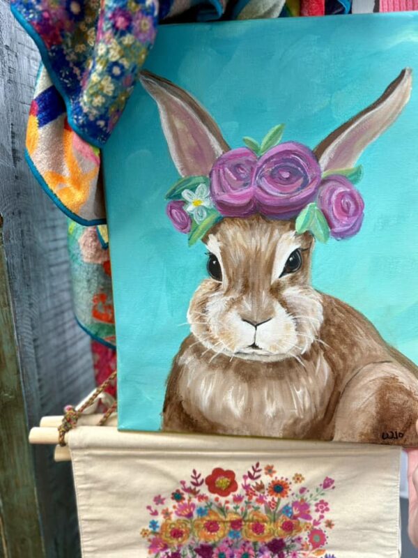 Product Image for  Floral Crown Bunny Paint Class