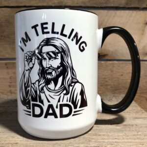 Product Image for  15 oz. Ceramic Mug – I’m Telling Dad