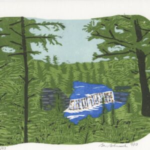 Product Image for  “Upper Tahquamenon” Woodcut by Ben Bohnsack