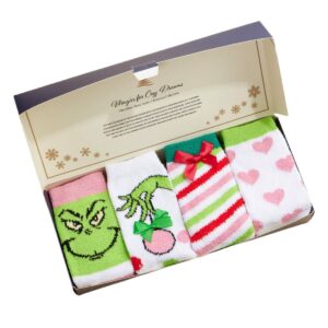 Product Image for  Christmas Fuzzy Socks Assorted Pack of 4