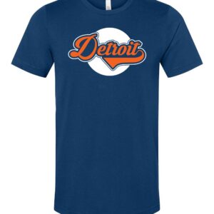 Product Image for  Cool Blue Detroit Baseball Graphic Tee